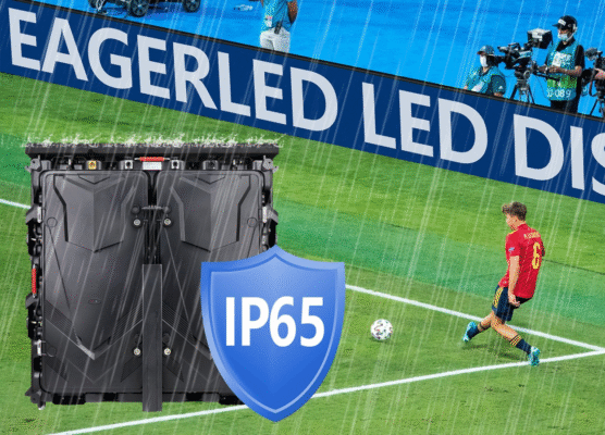 กันน้ำระดับ IP65
ด้วยระดับตู้ที่สูงถึง IP65 ตู้จอแสดงผล LED สำหรับสนามกีฬาที่ปิดสนิทอย่างสมบูรณ์จึงรับประกันได้ถึงคุณสมบัติที่ทนทานต่อสภาพอากาศ กันฝุ่น และกันความชื้นได้อย่างยอดเยี่ยม ช่วยยกระดับการป้องกันการรั่วซึมโดยรวมไปสู่มาตรฐานใหม่